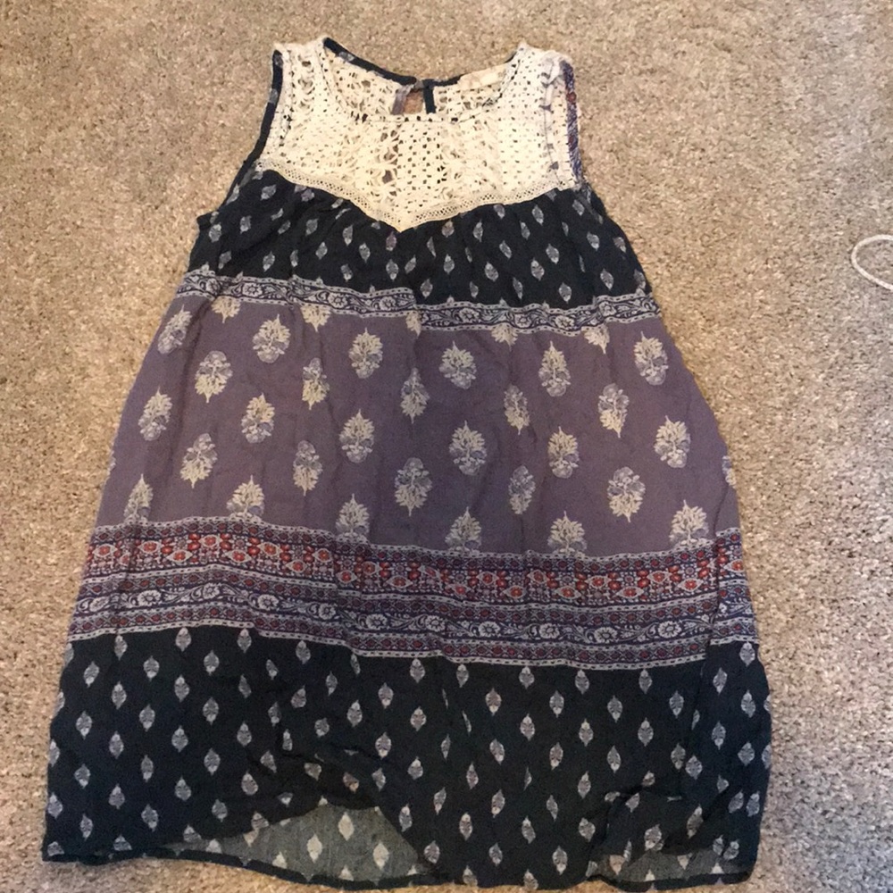 Paisley and floral top